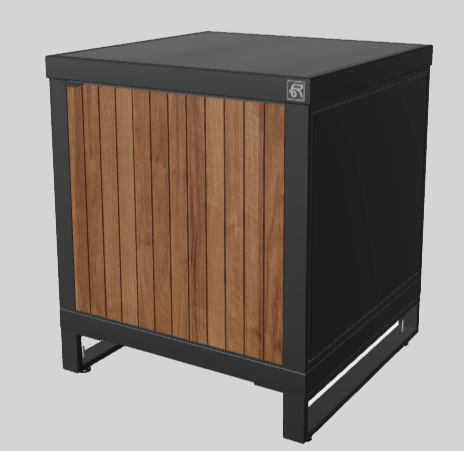 Single Deur Hout (rechts)